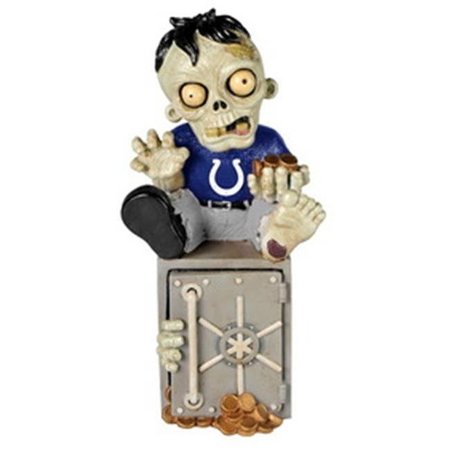 FOREVER COLLECTIBLES Indianapolis Colts Zombie Figurine Bank 8784951994